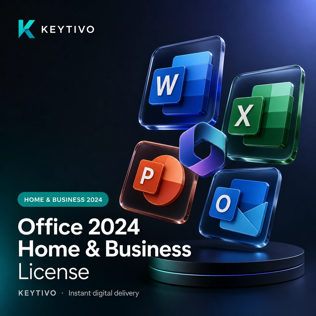 Office 2024 Home and Business License promotional banner