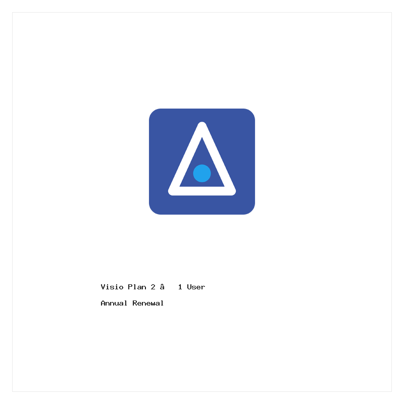 Visio Plan 2 — 1 User Annual Renewal