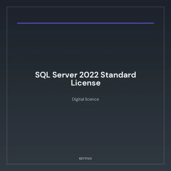 SQL Server 2022 Standard License