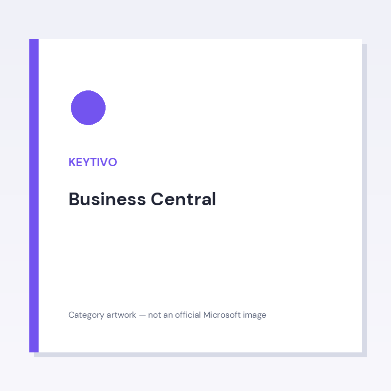 Business Central category — KEYTIVO artwork