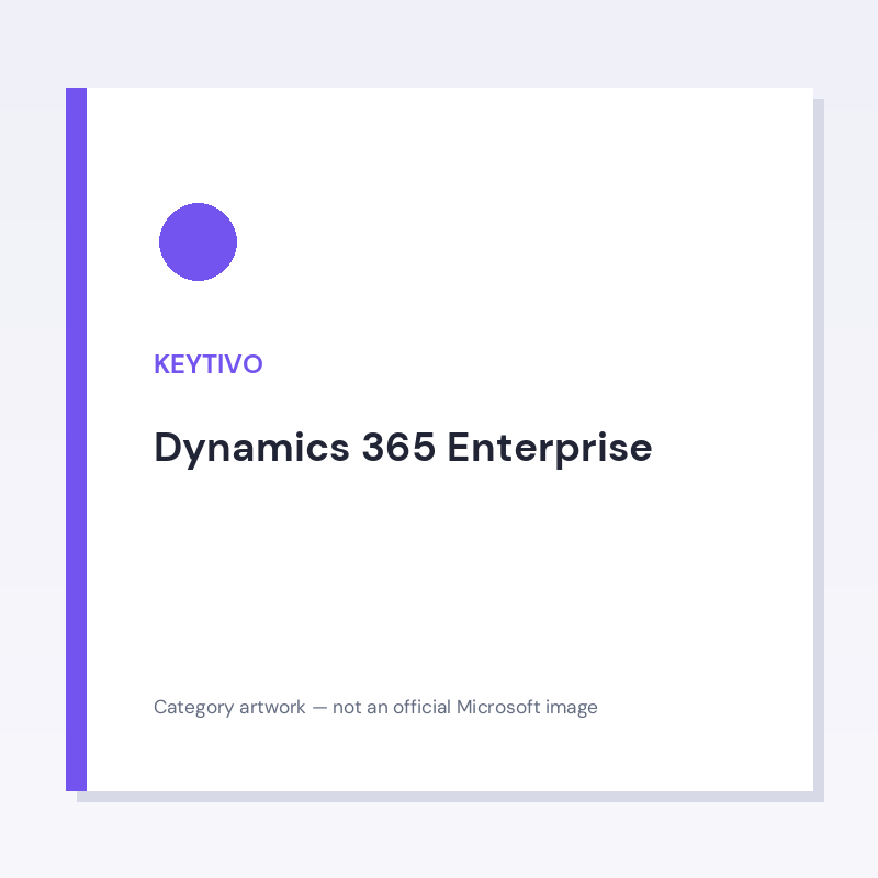 Dynamics 365 Enterprise category — KEYTIVO artwork