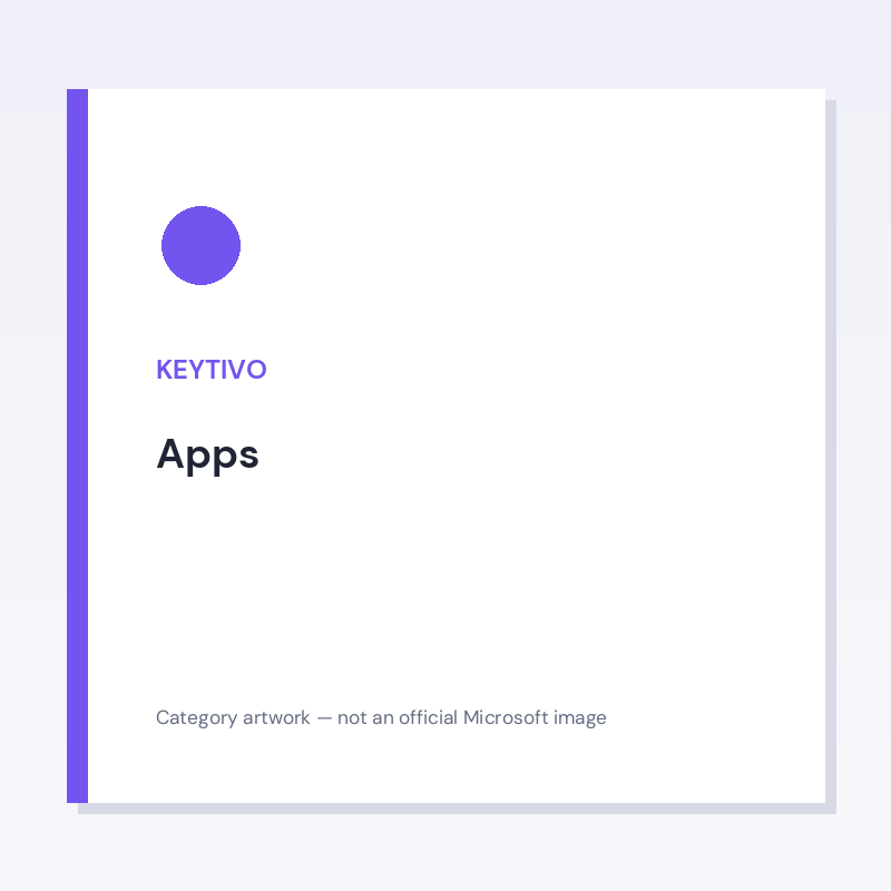 Apps category — KEYTIVO artwork