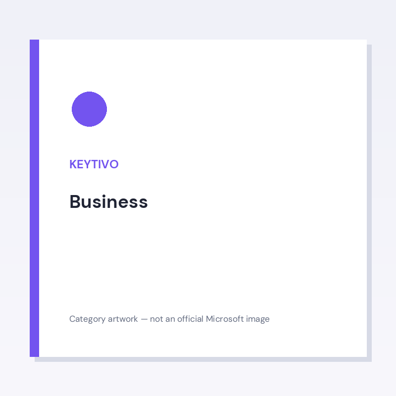 Business category — KEYTIVO artwork