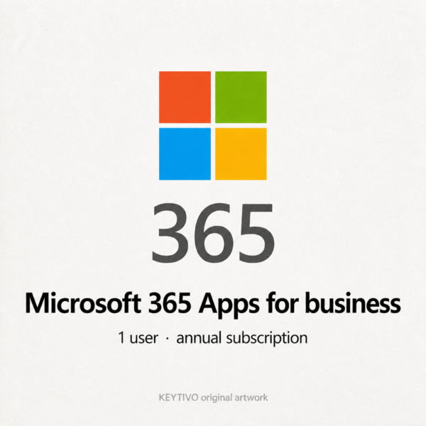 Microsoft 365 Apps for business — 1 User (Annual)