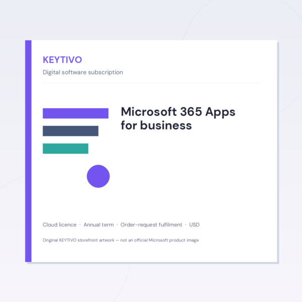 Microsoft 365 Apps for business — KEYTIVO storefront artwork