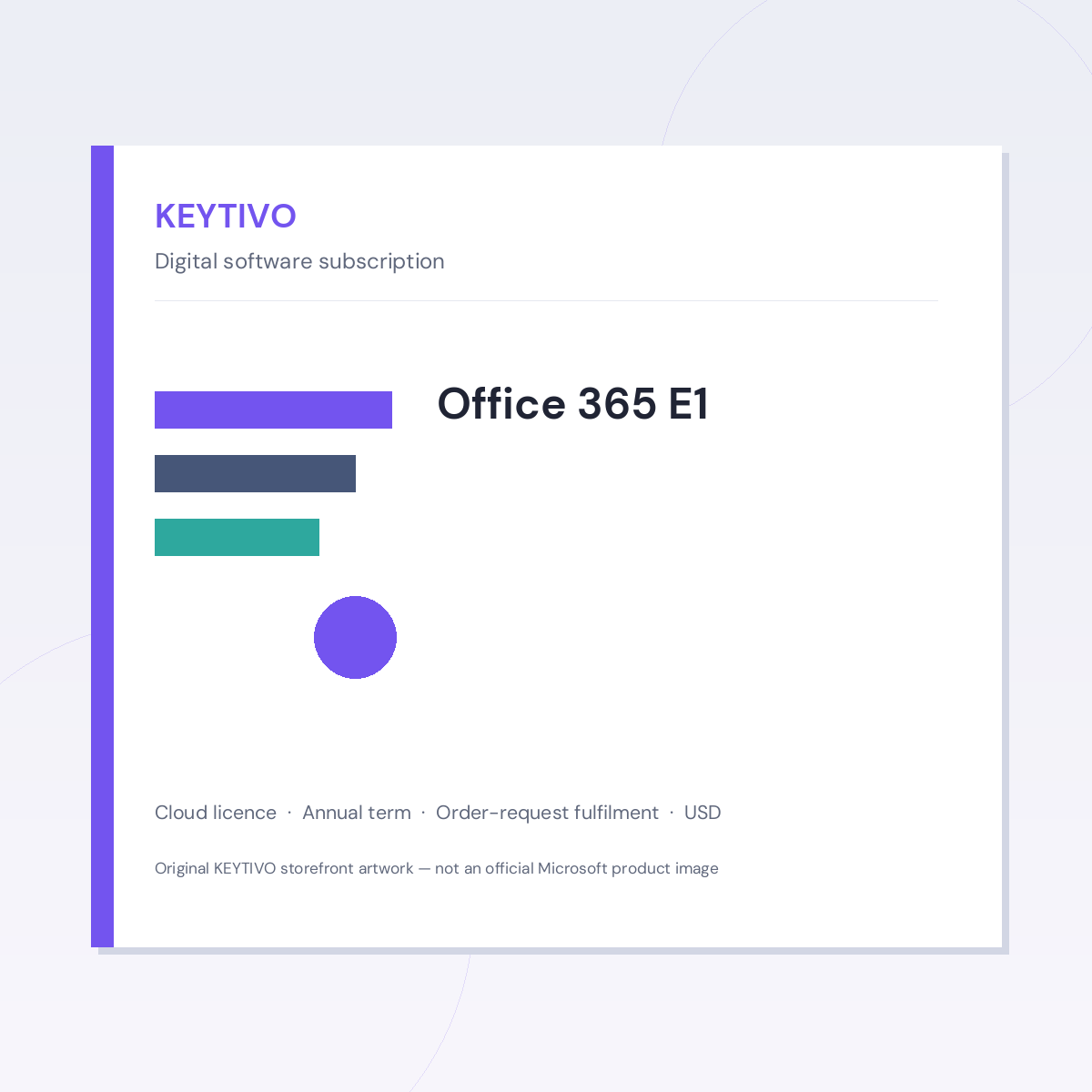 KEYTIVO Office 365 E1 Office 365 E1 — KEYTIVO storefront artwork