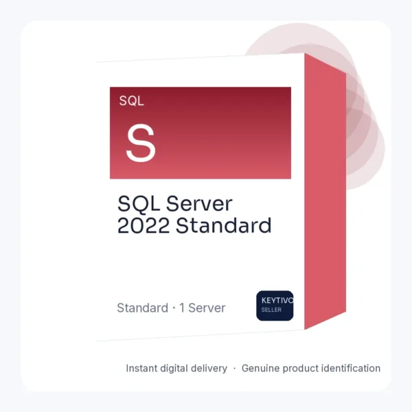 SQL Server 2022 Standard License — KEYTIVO digital license